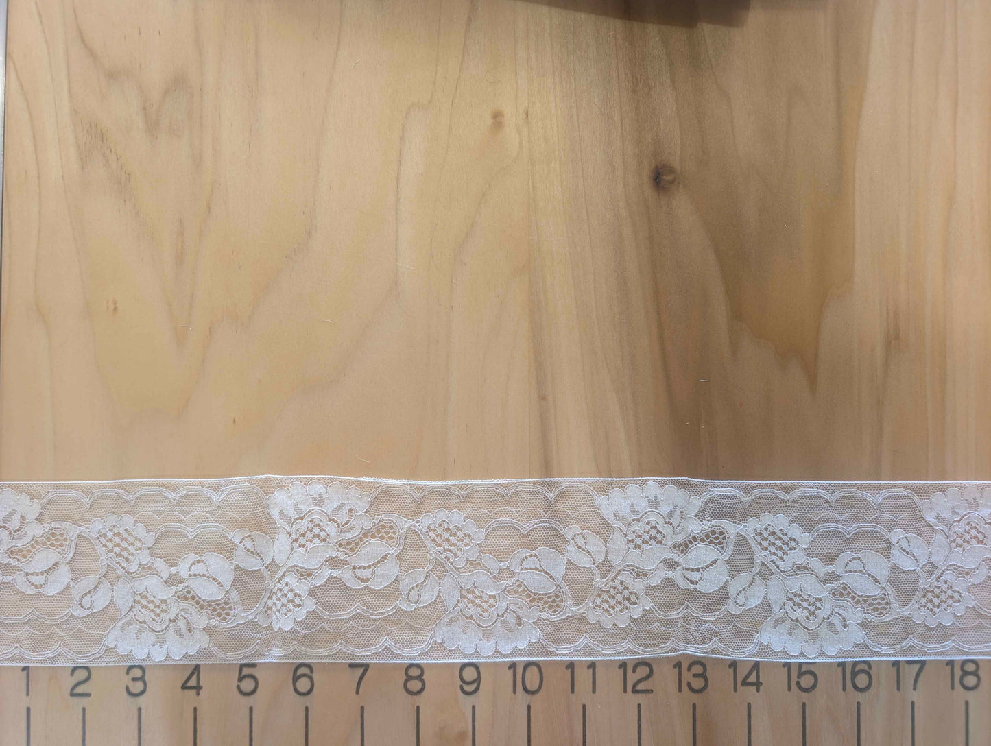 Ivory Floral Lace Trim