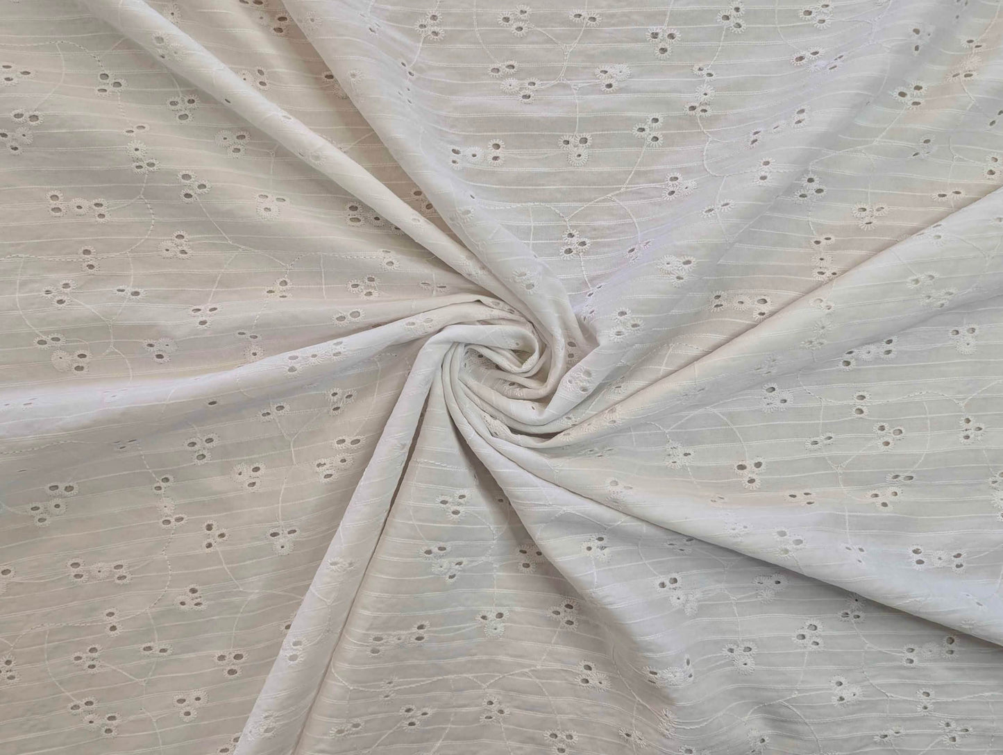 Embroidered Cotton Eyelett
