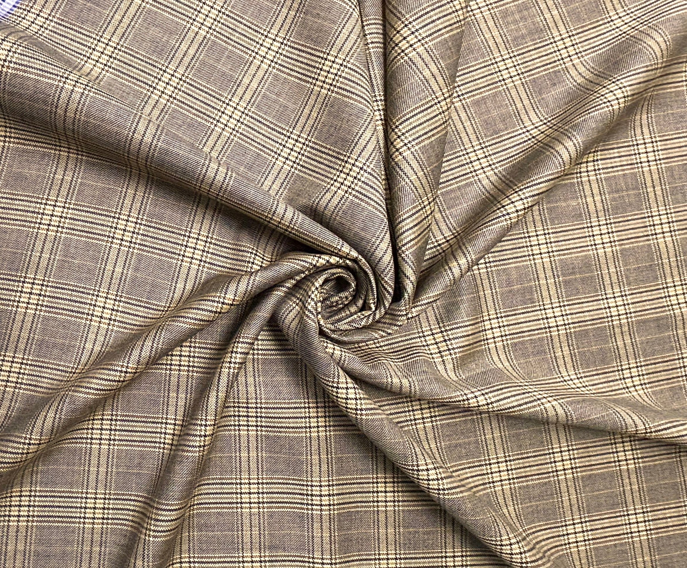 Silk and Wool Suiting Royal