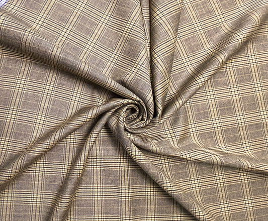 Silk and Wool Suiting Royal