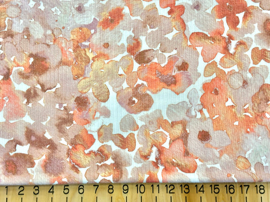 Rib Jersey Digital Flowers (VER05627)