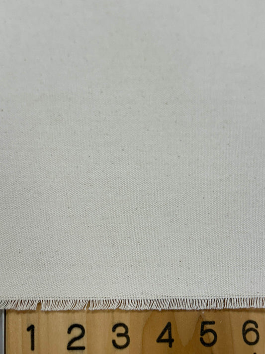 Natural Cotton Canvas Fabric | 100% Cotton | 10 oz Duck Canvas
