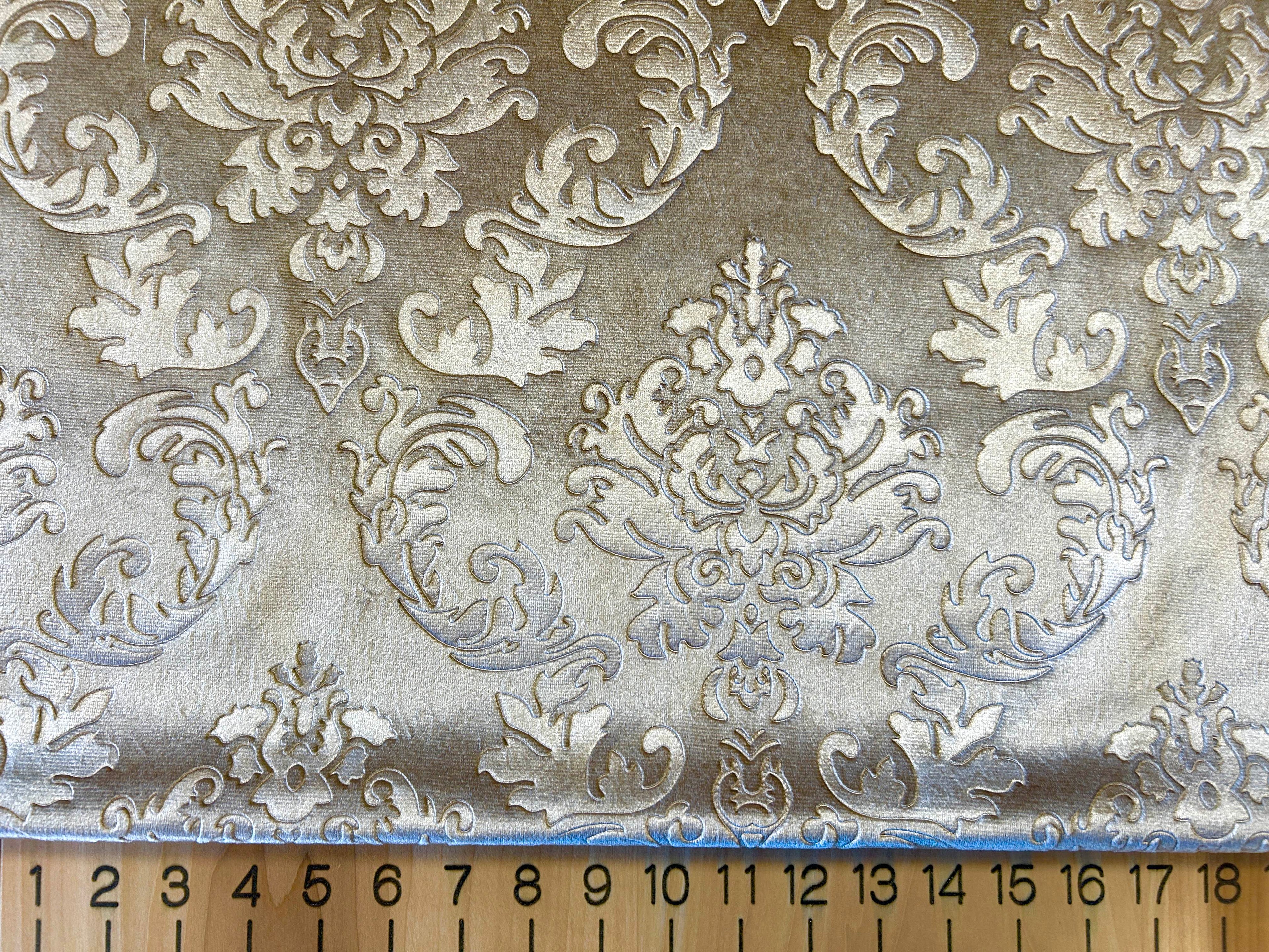 Damask Embossed Velvet
