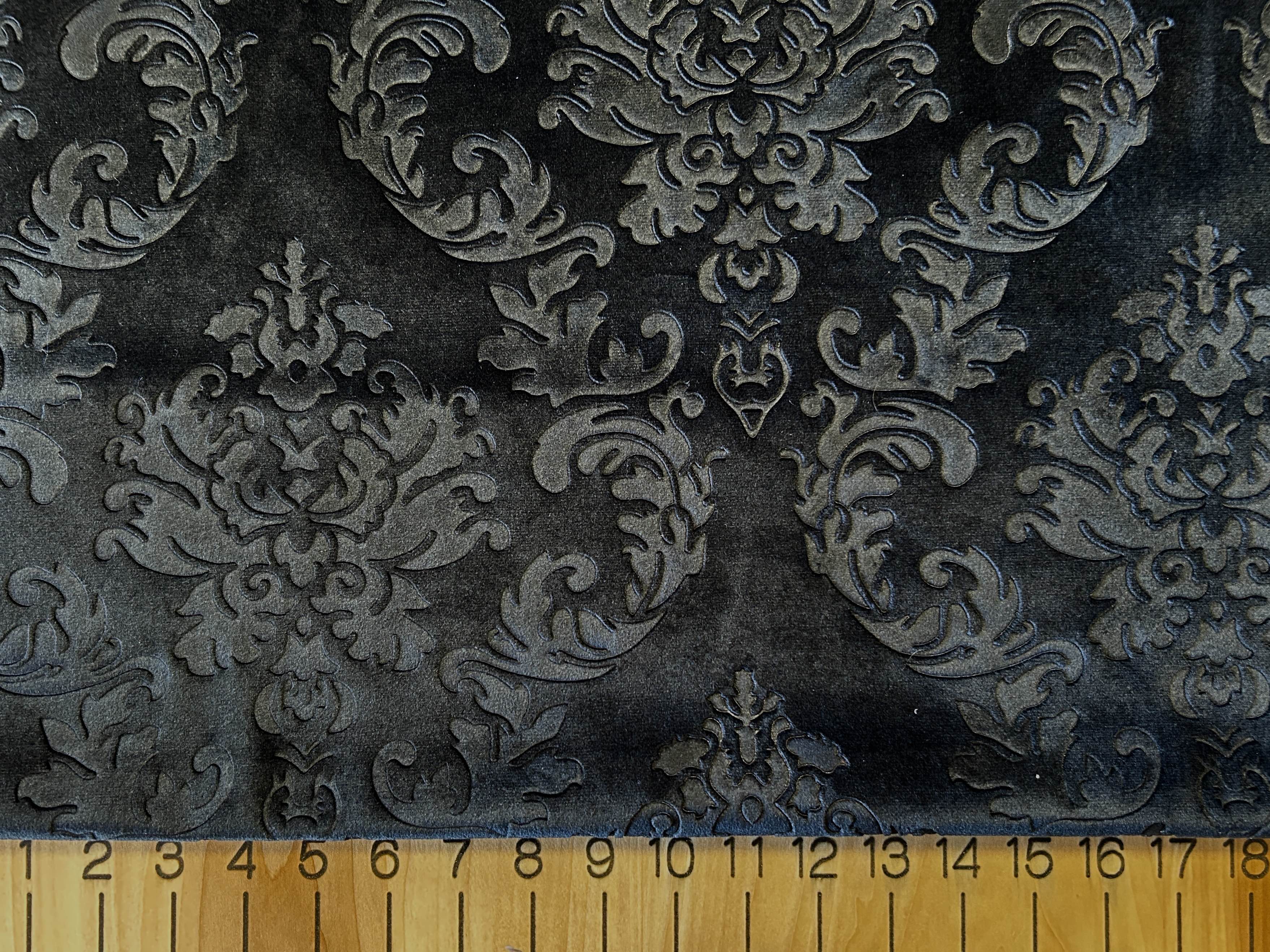 Damask Embossed Velvet