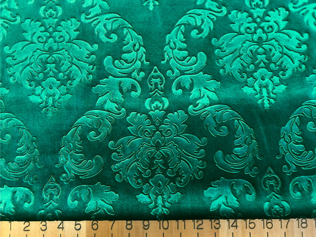Damask Embossed Velvet