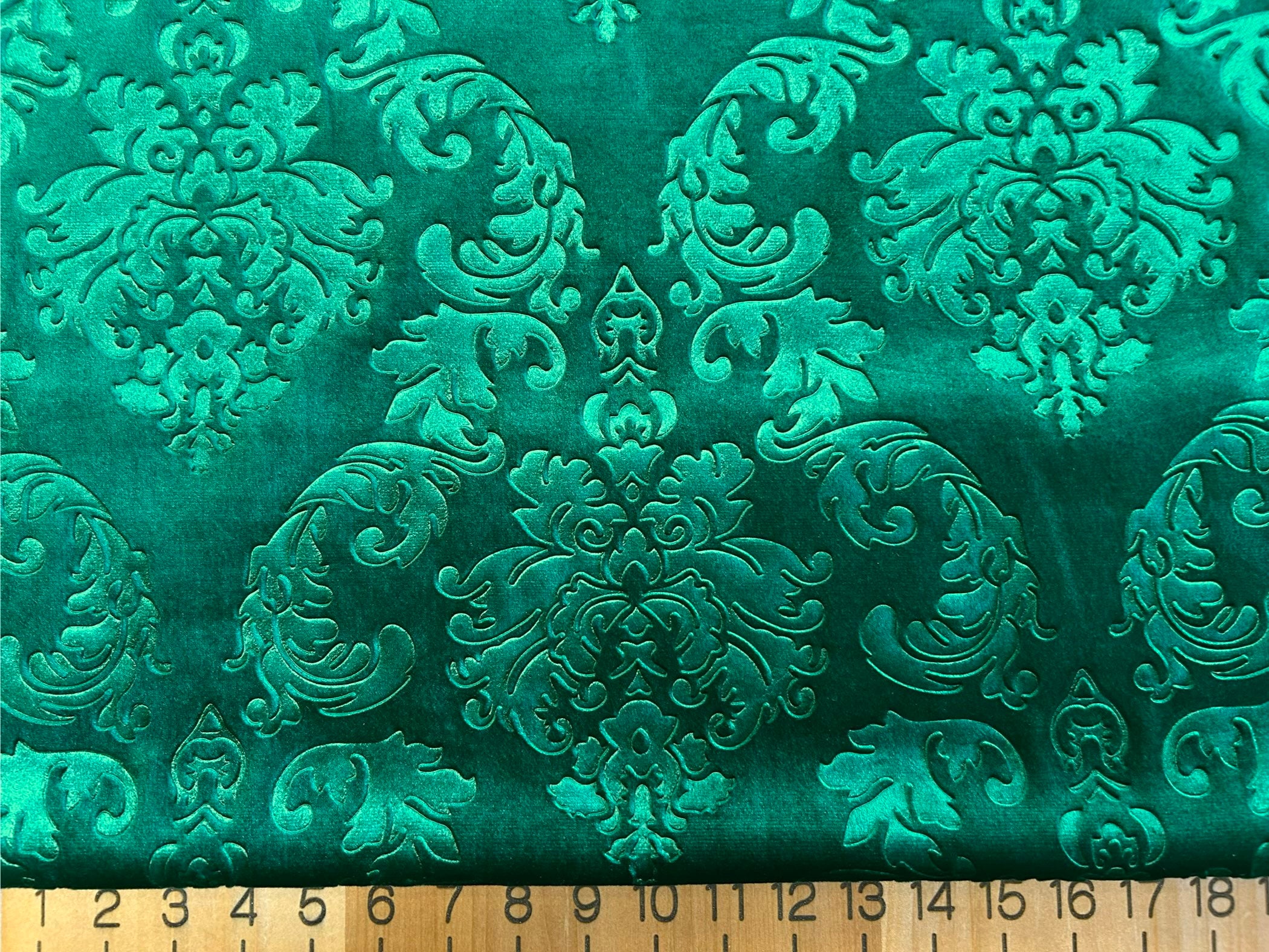Damask Embossed Velvet