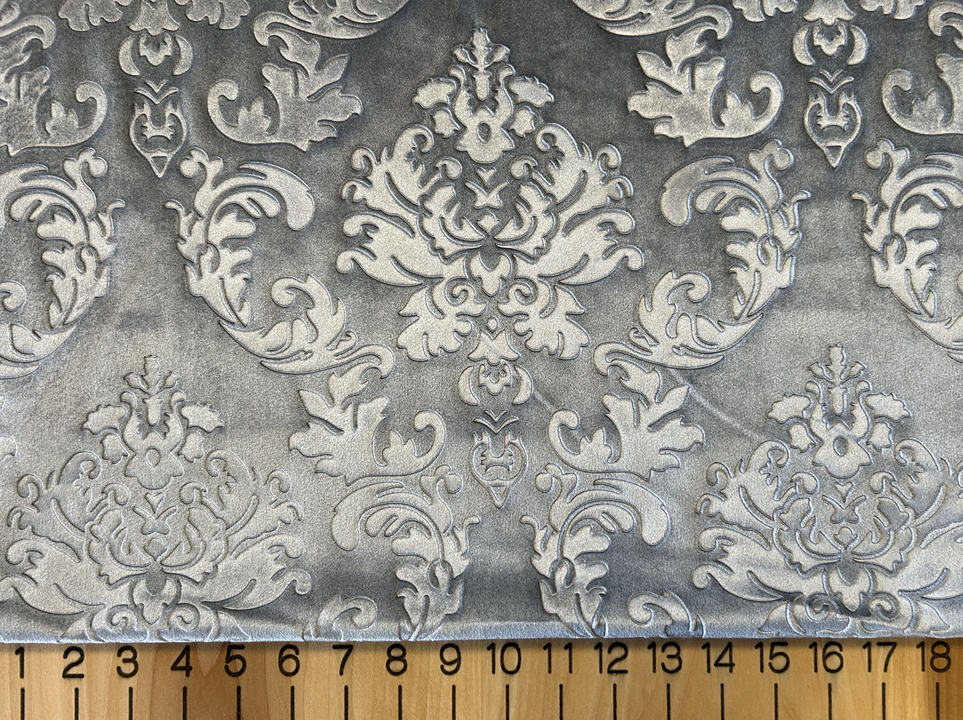 Damask Embossed Velvet