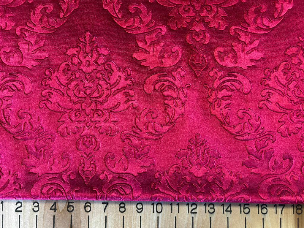 Damask Embossed Velvet