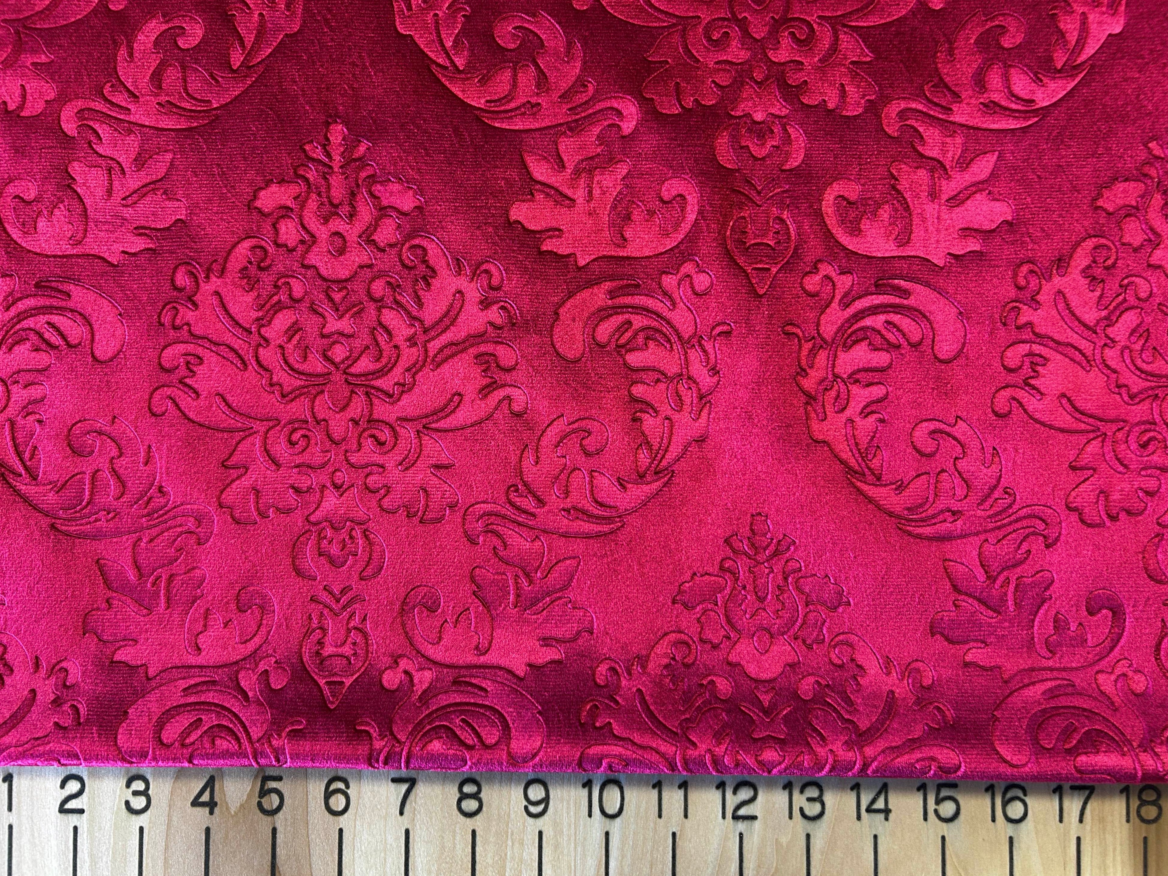 Damask Embossed Velvet